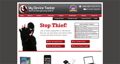 Desktop Screenshot of mydevicetracker.com